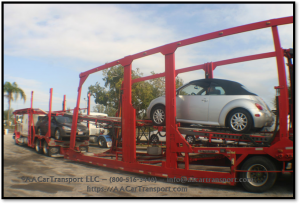 Driving over Car Transport Track to potion. Driving over Car Transport Track to potion.